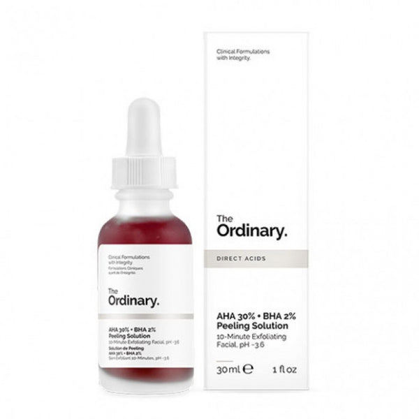 The Ordinary aha 30 + bha 2 peeling solution