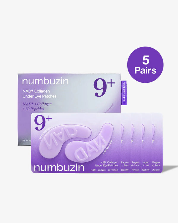 numbuzin No.9 NAD+ Collagen Under Eye Patches - 5 Patches