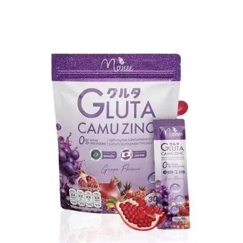 Manee Gluta Camu Zinc – Saveur Raisin 3O sachets