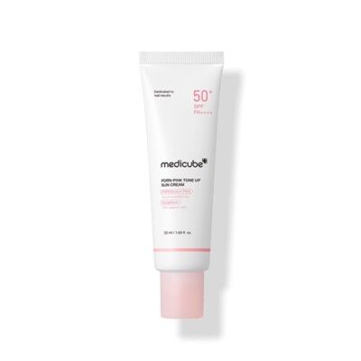 Medicube – Crème Solaire Éclaircissante au Collagène Rose et PDRN