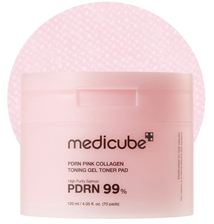 Medicube – Pads Toner Gel au Collagène Rose et PDRN